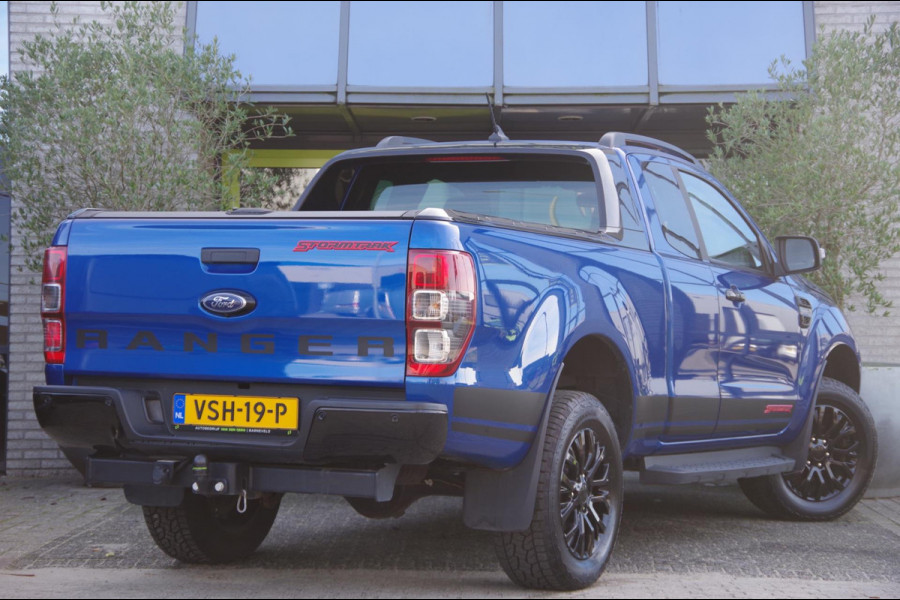 Ford Ranger 2.0 PICK UP STORMTRAK 4X4 SUPER CAB, 213PK AUT. LED, ACC, TREKHAAK 3.5T LEDER, CAMERA, NAVI, CLIMA, STOELVERW, PDC