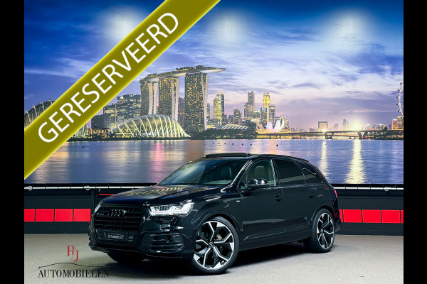 Audi Q7 3.0 TDI quattro 7Pers. 3x S-Line |Trekhaak|Luchtv|Pano|HUD|Leder