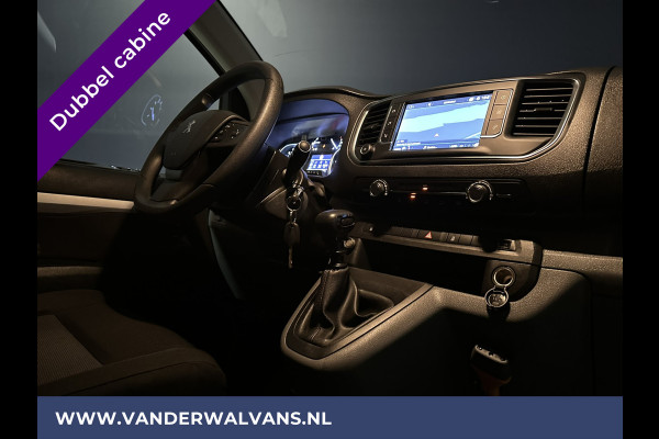 Peugeot Expert 2.0 BlueHDI 123pk L3H1 Dubbele Cabine Euro6 Airco | 6-Zits | Navigatie Cruisecontrol, Apple Carplay, Android Auto, Parkeersensoren