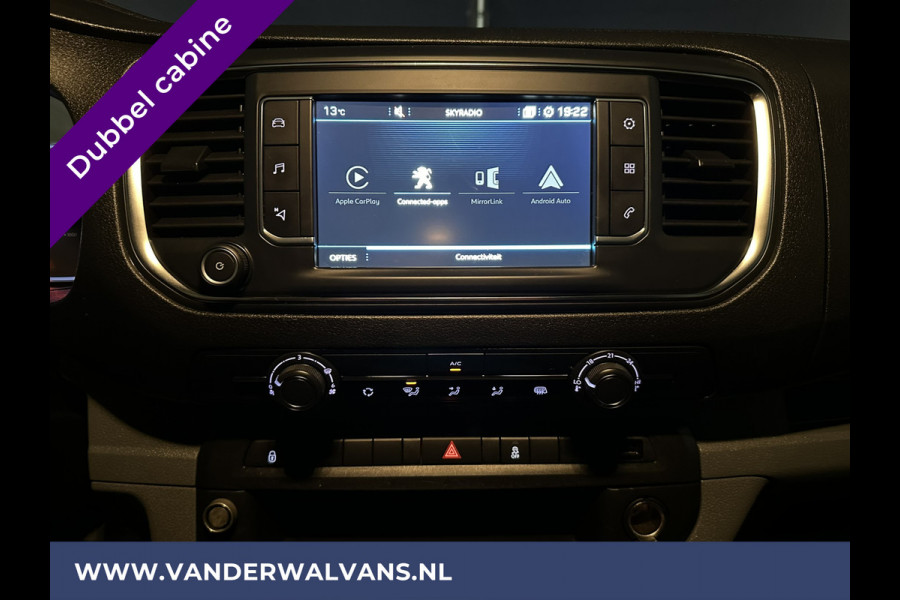 Peugeot Expert 2.0 BlueHDI 123pk L3H1 Dubbele Cabine Euro6 Airco | 6-Zits | Navigatie Cruisecontrol, Apple Carplay, Android Auto, Parkeersensoren