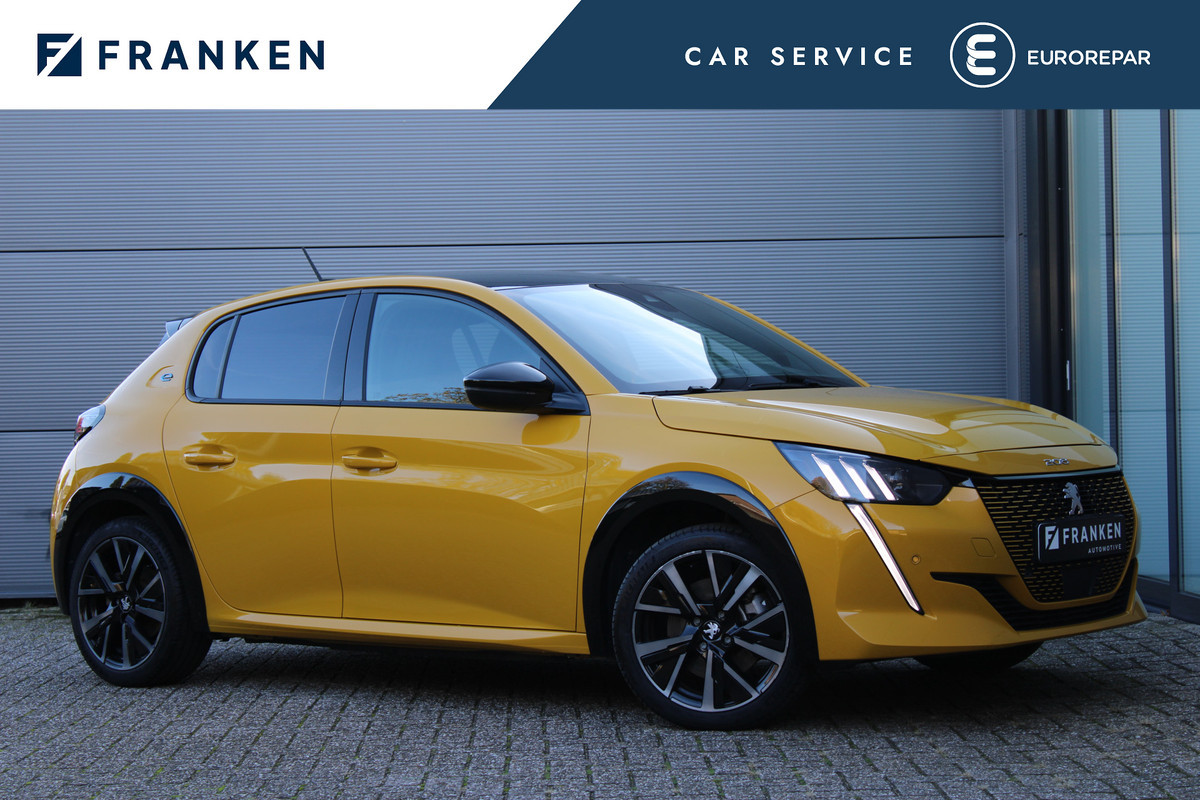 Peugeot e-208 EV GT Pack 50 kWh | Navigatie | Keyless | 3-Fase | Led | Stoelverwarming | Adaptieve Cruise