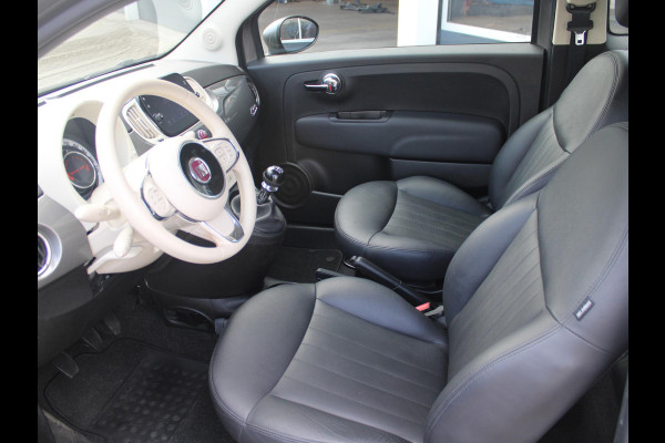 Fiat 500 Hybrid Lounge | Airco | Cruise | Apple Carplay | Leder Look | Ambiance Ivoor