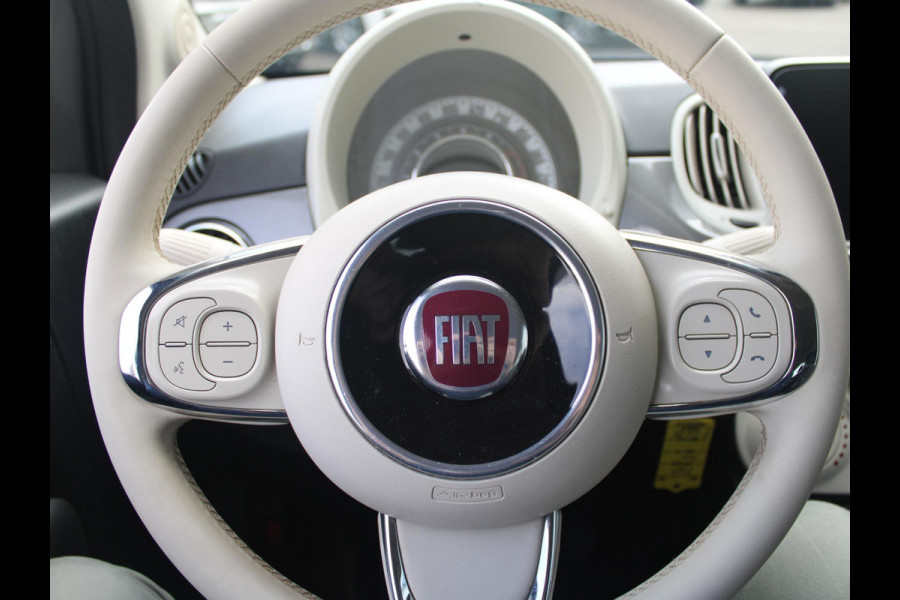 Fiat 500 Hybrid Lounge | Airco | Cruise | Apple Carplay | Leder Look | Ambiance Ivoor