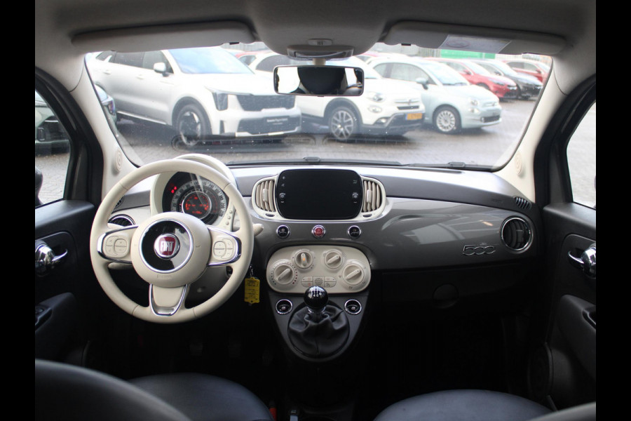 Fiat 500 Hybrid Lounge | Airco | Cruise | Apple Carplay | Leder Look | Ambiance Ivoor