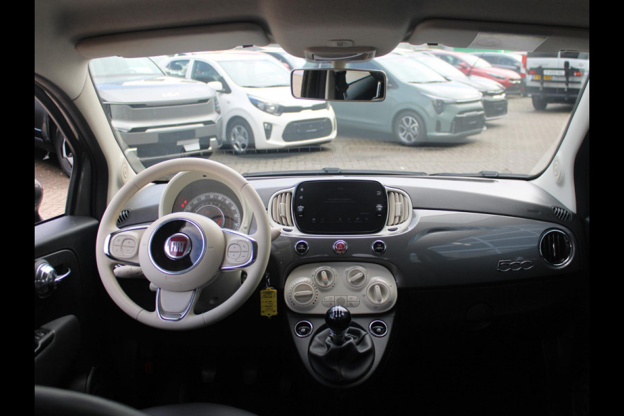 Fiat 500 Hybrid Lounge | Airco | Cruise | Apple Carplay | Leder Look | Ambiance Ivoor