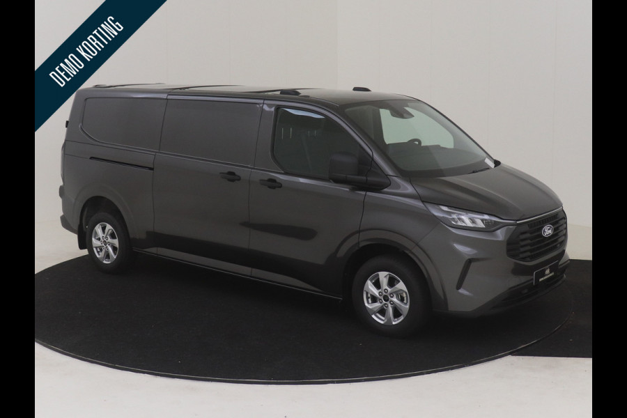 Ford Transit Custom 300L L2H1 Trend 136 PK VELGEN LED AIRCO CRUISE CONTROL CAMERA NAVIGATIE DMV CARPLAY LANE ASSIST 4 JAAR GARANTIE TOT 160.000 KILOMETER