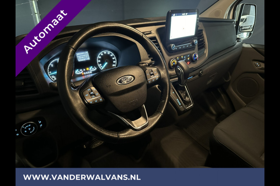 Ford Transit Custom 2.0 TDCI 170pk Automaat L2H1 inrichting Euro6 Airco | 2x Zijdeur | Navigatie Apple Carplay, Android Auto, Cruisecontrol, Parkeersensoren, Stoelverwarming, Verwarmde voorruit, LED, Bijrijdersbank