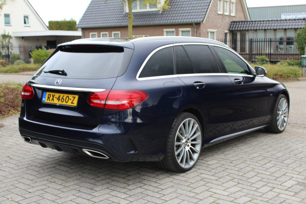 Mercedes-Benz C-Klasse Estate 350 e 210PK Hybride Business Solution AMG ✓panoramadak ✓zwart leder ✓camera