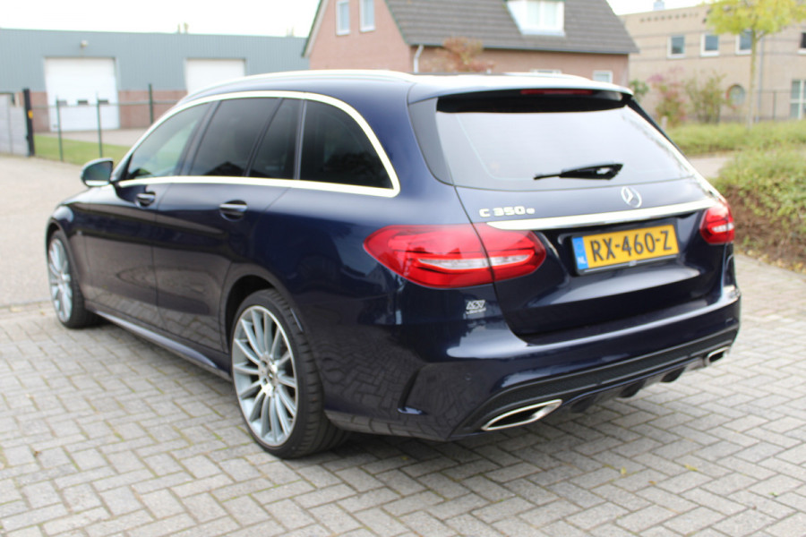 Mercedes-Benz C-Klasse Estate 350 e 210PK Hybride Business Solution AMG ✓panoramadak ✓zwart leder ✓camera