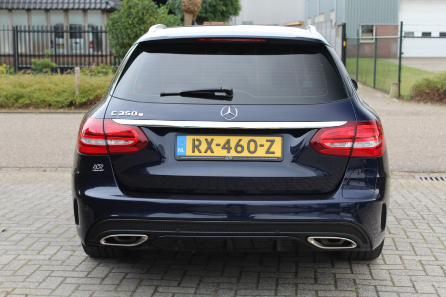 Mercedes-Benz C-Klasse Estate 350 e 210PK Hybride Business Solution AMG ✓panoramadak ✓zwart leder ✓camera