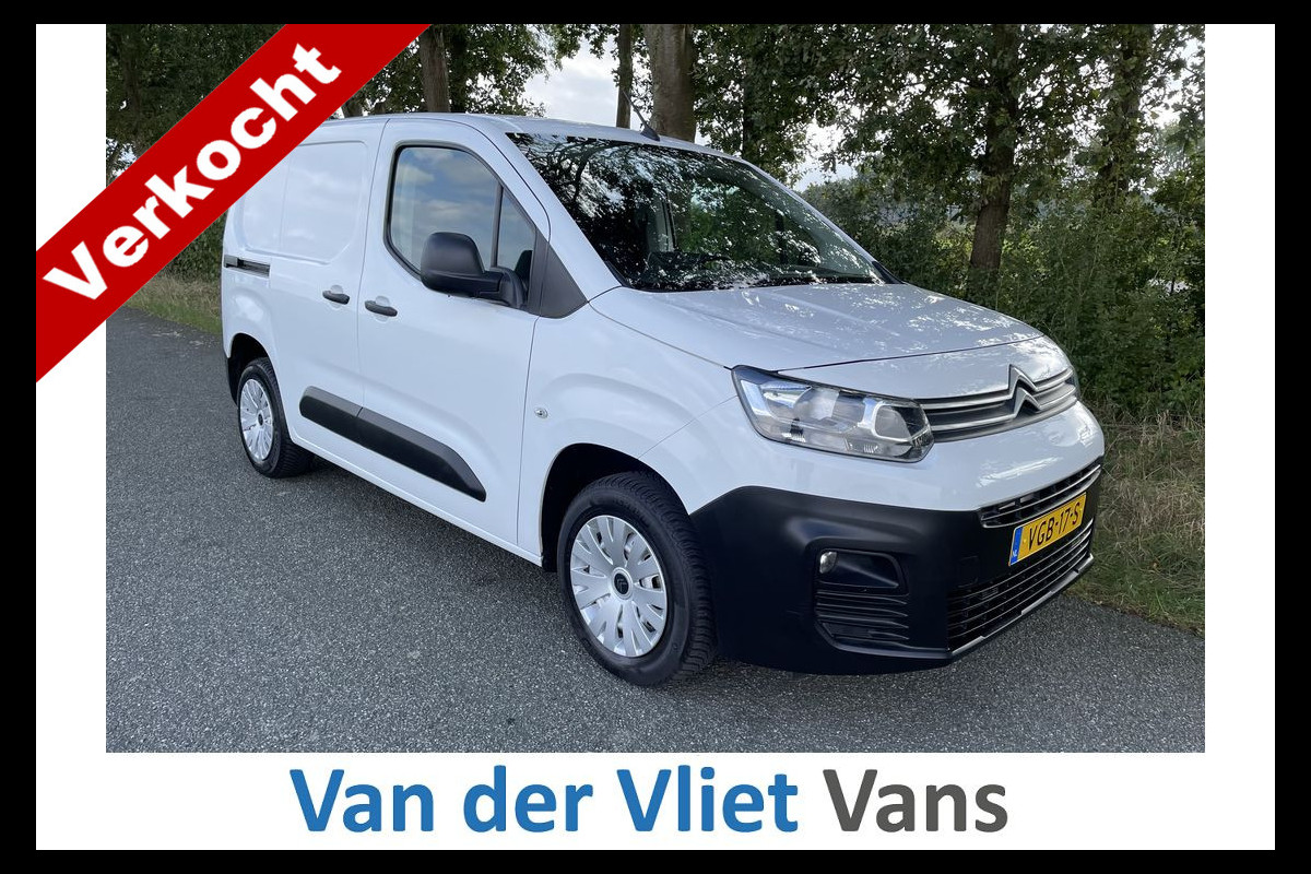 Citroën Berlingo 1.5 BlueHDI E6 102pk Club 3-Zits Lease €210 p/m Airco, Navi, PDC, Cruise controle, onderhoudshistorie aanwezig