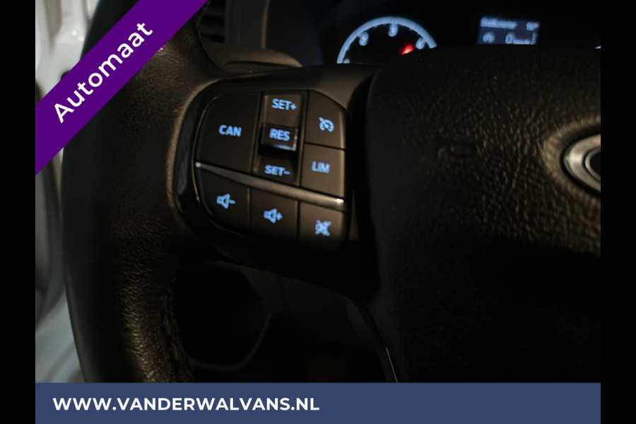 Ford Transit Custom 2.0 TDCI 170pk Automaat L2H1 inrichting Euro6 Airco | 2x Zijdeur | Navigatie Apple Carplay, Android Auto, Cruisecontrol, Parkeersensoren, Stoelverwarming, Verwarmde voorruit, LED, Bijrijdersbank