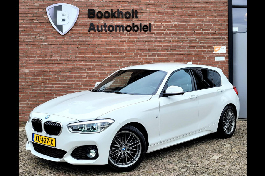 BMW 1-serie 118i M-sport (€ 18.874,- ex BTW), LED, HIFI, Leder (NL-auto met NAP)