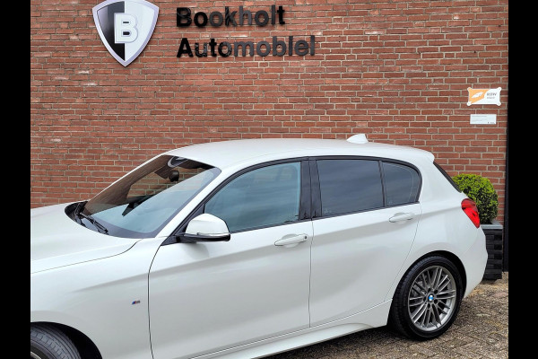 BMW 1-serie 118i M-sport (€ 18.874,- ex BTW), LED, HIFI, Leder (NL-auto met NAP)