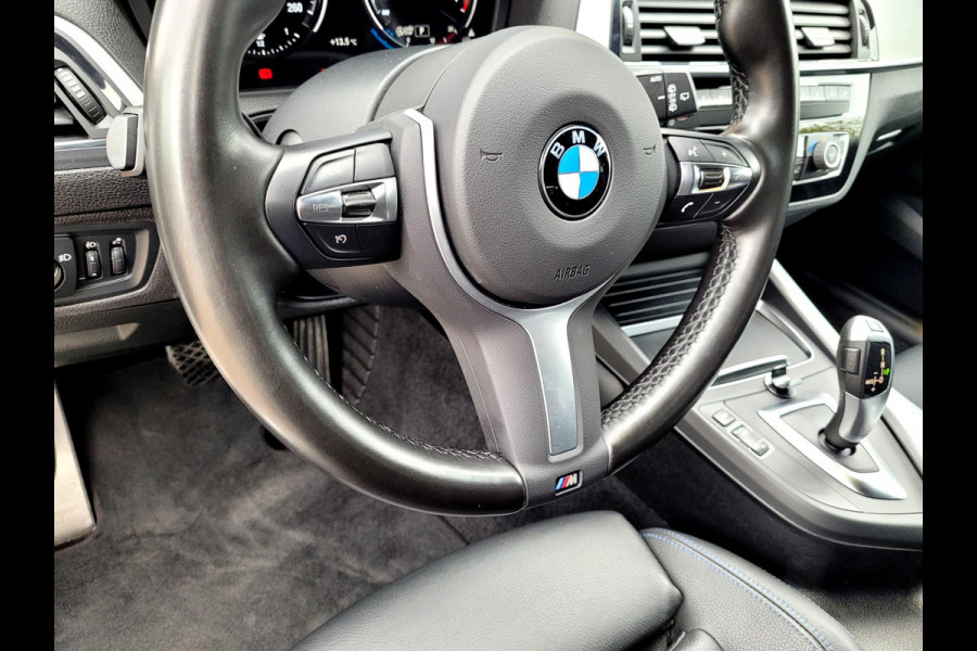 BMW 1-serie 118i M-sport (€ 18.874,- ex BTW), LED, HIFI, Leder (NL-auto met NAP)