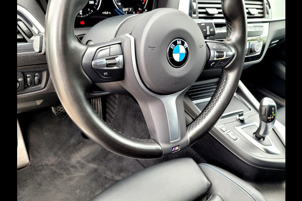 BMW 1-serie 118i M-sport (€ 18.874,- ex BTW), LED, HIFI, Leder (NL-auto met NAP)