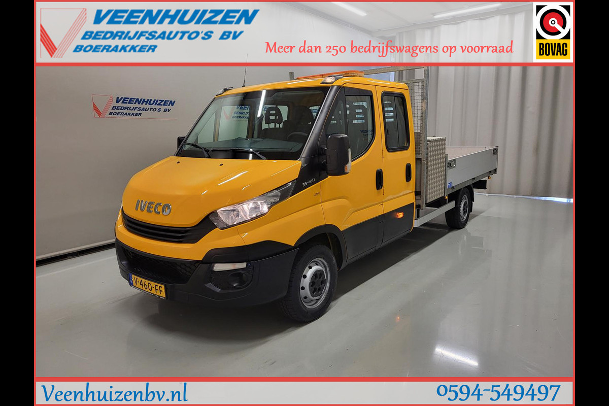 Iveco Daily 35S12D Pick-up Dubbele Cabine Euro 6!