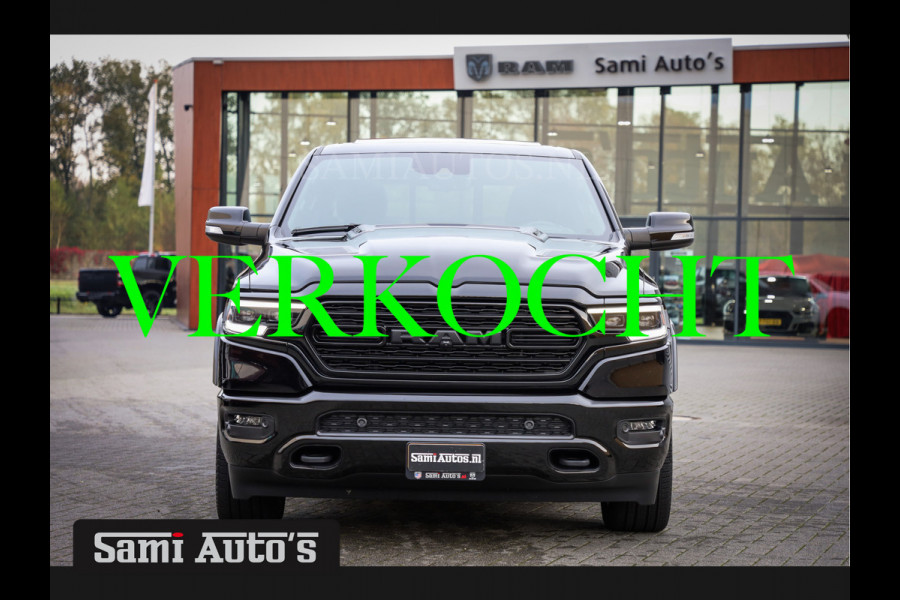 Dodge Ram 1500 LIMITED NIGHT EDITION | 402PK V8 HEMI | BOM VOL | MWK KLEP | HUD | GRIJS KENTEKEN | 5 PERSOONS |