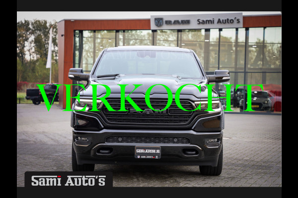 Dodge Ram 1500 LIMITED NIGHT EDITION | 402PK V8 HEMI | BOM VOL | MWK KLEP | HUD | GRIJS KENTEKEN | 5 PERSOONS |