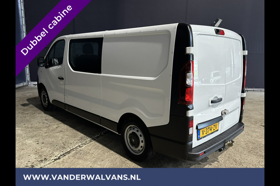 Opel Vivaro 1.6 CDTI 126pk L2H1 Dubbele Cabine Euro6 Airco | Navigatie | Camera | 5-Zits | cruisecontrol, parkeersensoren, trekhaak