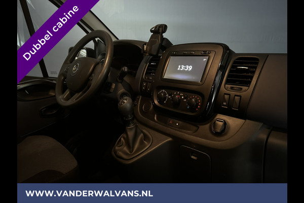 Opel Vivaro 1.6 CDTI 126pk L2H1 Dubbele Cabine Euro6 Airco | Navigatie | Camera | 5-Zits | cruisecontrol, parkeersensoren, trekhaak