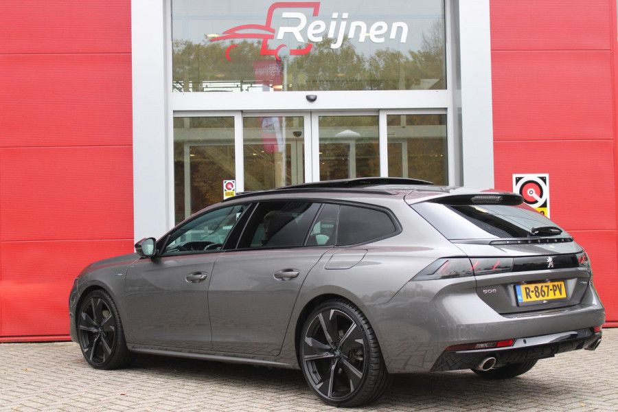 Peugeot 508 SW 1.6 HYbrid 225PK AUTOMAAT GT PACK BUSINESS | PANORAMA SCHUIF / KANTELDAK | FOCAL AUDIO SYSTEM | NAVIGATIE 10" TOUCHSCREEN | 360° CAMERA | DODEHOEK BEWAKING | ELEKTRISCHE STOEL VERSTELLING MET GEHEUGEN | LEDEREN BEKLEDING | STOEL VERWARMING | STOELEN MET MASSAGE FUNCTIE |KEYLESS ENTRY/START | ADAPTIVE CRUISE CONTROL | CLIMATE CONTROL | FULL LED KOPLAMPEN | 20" LICHTMETALEN VELGEN | ELEKTRISCHE ACHTERKLEP | APPLE CARPLAY/ANDROID AUTO | ADAPTIVE DEMPING SYSTEM |