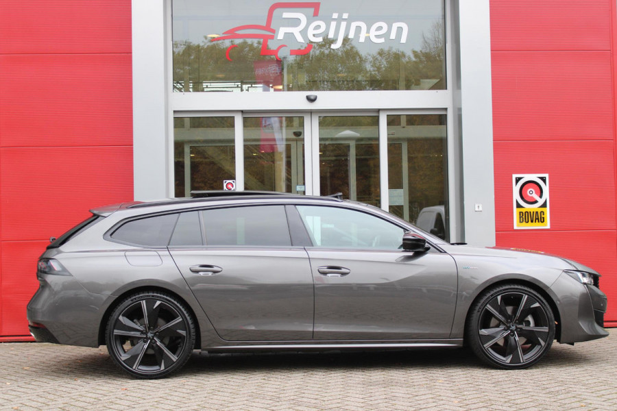 Peugeot 508 SW 1.6 HYbrid 225PK AUTOMAAT GT PACK BUSINESS | PANORAMA SCHUIF / KANTELDAK | FOCAL AUDIO SYSTEM | NAVIGATIE 10" TOUCHSCREEN | 360° CAMERA | DODEHOEK BEWAKING | ELEKTRISCHE STOEL VERSTELLING MET GEHEUGEN | LEDEREN BEKLEDING | STOEL VERWARMING | STOELEN MET MASSAGE FUNCTIE |KEYLESS ENTRY/START | ADAPTIVE CRUISE CONTROL | CLIMATE CONTROL | FULL LED KOPLAMPEN | 20" LICHTMETALEN VELGEN | ELEKTRISCHE ACHTERKLEP | APPLE CARPLAY/ANDROID AUTO | ADAPTIVE DEMPING SYSTEM |