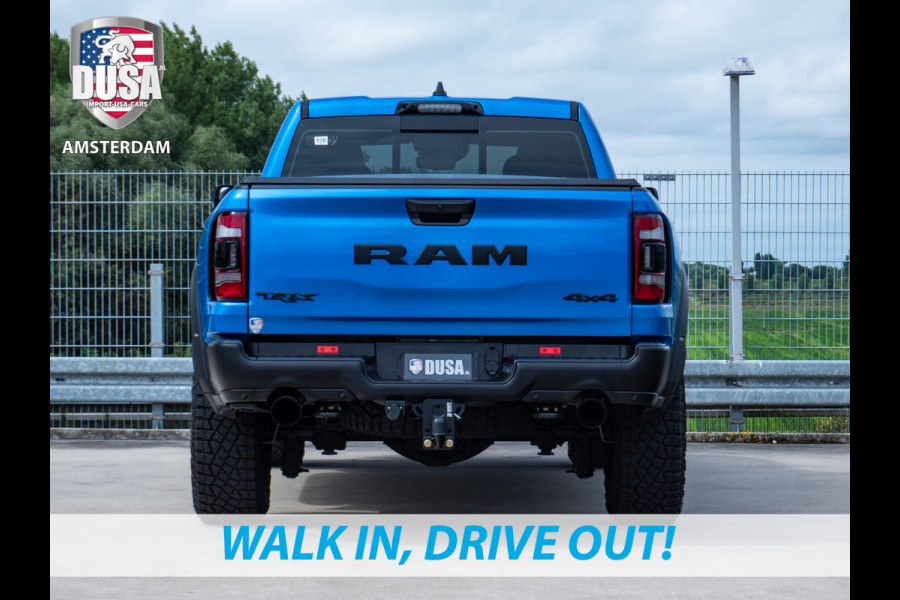 Dodge Ram 1500 6.2 V8 4x4 Crew Cab TRX Hydro Blue RED ACCENT INTERIOR / 702pk / Optioneel LPG |