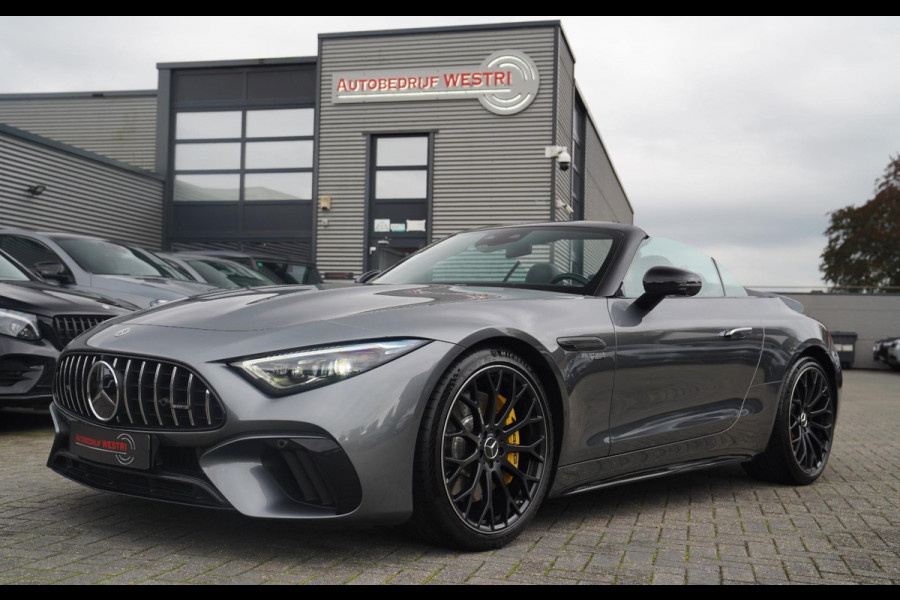 Mercedes-Benz SL-Klasse Roadster AMG 63 4MATIC+ | Burmester | Luchtvering | HuD | 12-2023 | Luxe Leder | Stuur assistent | NIEUW |