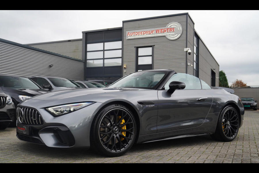 Mercedes-Benz SL-Klasse Roadster AMG 63 4MATIC+ | Burmester | Luchtvering | HuD | 12-2023 | Luxe Leder | Stuur assistent | NIEUW |