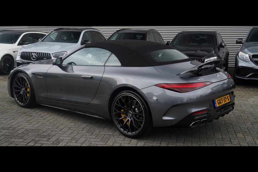 Mercedes-Benz SL-Klasse Roadster AMG 63 4MATIC+ | Burmester | Luchtvering | HuD | 12-2023 | Luxe Leder | Stuur assistent | NIEUW |