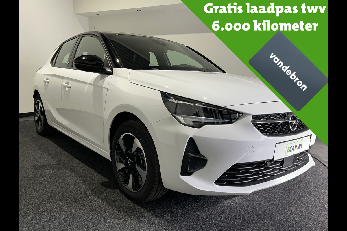 Opel CORSA-E Elegance 50 kWh | 3- Fase | Parkeersensoren | Camera | Mirror Link | Privacy Glass | LM Velgen Private Lease € 388,- per maand!