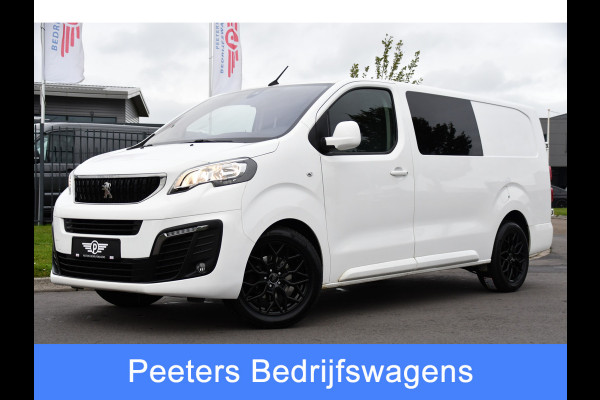 Peugeot Expert 2.0 BlueHDI 120 DC PB Edition Camera, Cruise, Carplay, Automaat, Sensoren, 122PK, Dubbel Cabine, UNIEK!