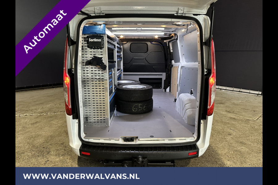 Ford Transit Custom 2.0 TDCI 130pk Automaat L2H1 inrichting Euro6 Airco | Navigatie | Camera | Adaptieve Cruisecontrol Parkeersensoren, stoelverwarming, verwarmde voorruit, trekhaak, apple carplay, android auto