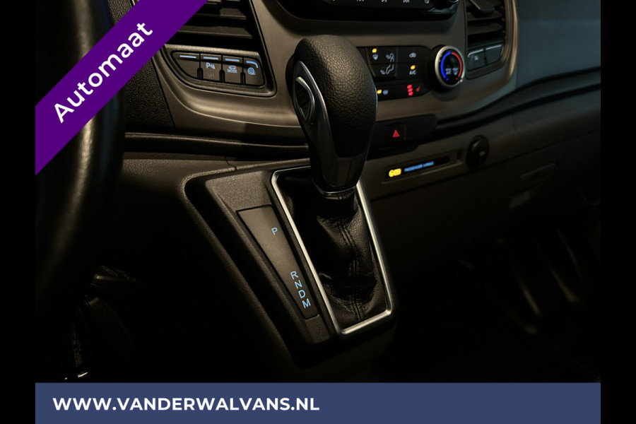 Ford Transit Custom 2.0 TDCI 130pk Automaat L2H1 inrichting Euro6 Airco | Navigatie | Camera | Adaptieve Cruisecontrol Parkeersensoren, stoelverwarming, verwarmde voorruit, trekhaak, apple carplay, android auto