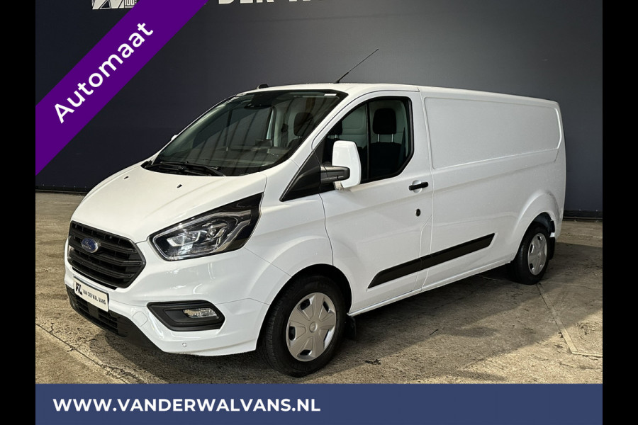 Ford Transit Custom 2.0 TDCI 130pk Automaat L2H1 inrichting Euro6 Airco | Navigatie | Camera | Adaptieve Cruisecontrol Parkeersensoren, stoelverwarming, verwarmde voorruit, trekhaak, apple carplay, android auto