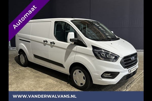 Ford Transit Custom 2.0 TDCI 130pk Automaat L2H1 inrichting Euro6 Airco | Navigatie | Camera | Adaptieve Cruisecontrol Parkeersensoren, stoelverwarming, verwarmde voorruit, trekhaak, apple carplay, android auto