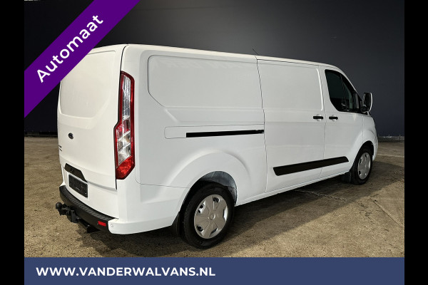 Ford Transit Custom 2.0 TDCI 130pk Automaat L2H1 inrichting Euro6 Airco | Navigatie | Camera | Adaptieve Cruisecontrol Parkeersensoren, stoelverwarming, verwarmde voorruit, trekhaak, apple carplay, android auto