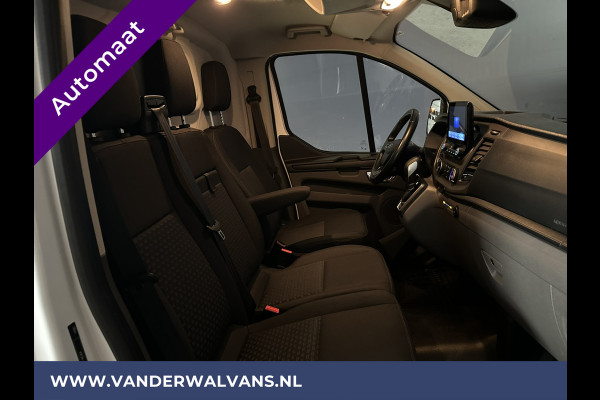 Ford Transit Custom 2.0 TDCI 130pk Automaat L2H1 inrichting Euro6 Airco | Navigatie | Camera | Adaptieve Cruisecontrol Parkeersensoren, stoelverwarming, verwarmde voorruit, trekhaak, apple carplay, android auto