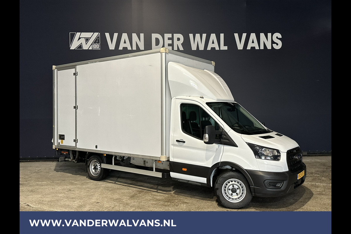 Ford Transit 2.0 TDCI 130pk Bakwagen 233cm Hoog Laadklep Zijdeur 921kg laadvermogen Euro6 Airco | LAT om LAT betimmering, bijrijdersbank