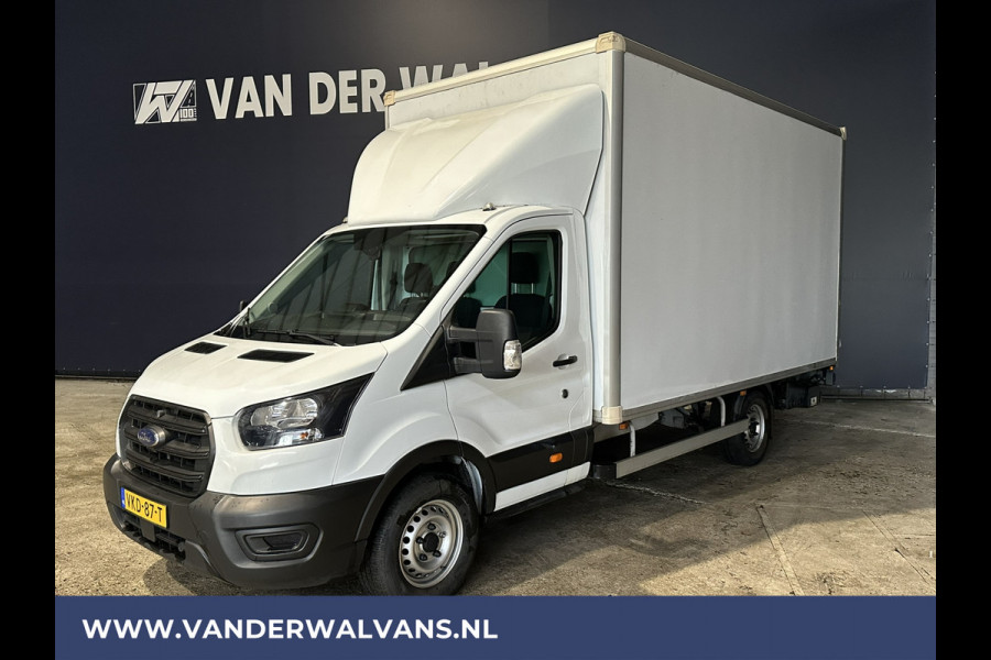 Ford Transit 2.0 TDCI 130pk Bakwagen 233cm Hoog Laadklep Zijdeur 921kg laadvermogen Euro6 Airco | LAT om LAT betimmering, bijrijdersbank