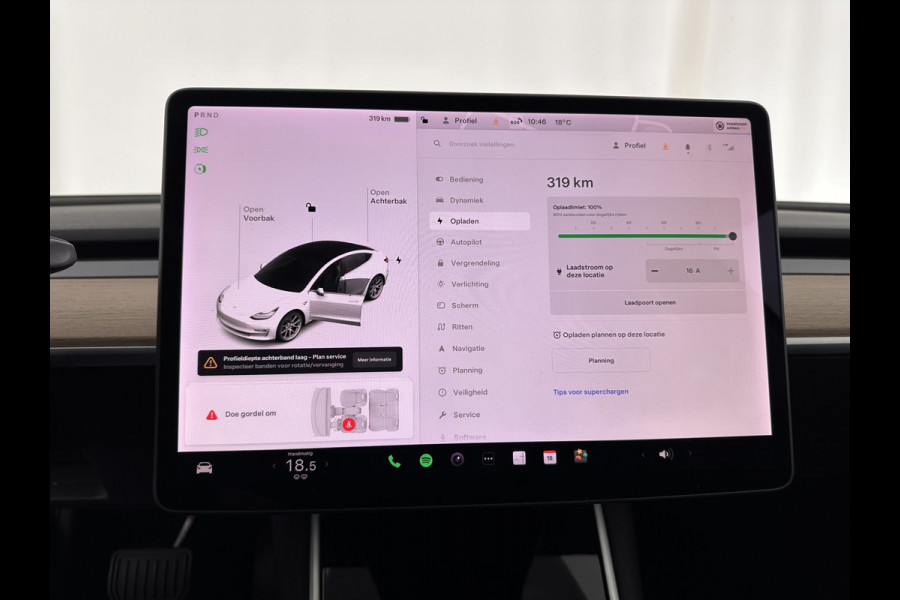 Tesla Model 3 Standard RWD Plus 60 kWh (INCL-BTW) Aut. *PANO | TOWBAR | AUTO-PILOT | NAPPA-LEATHER | KEYLESS | FULL-LED | MEMORY-PACK | SURROUND-VIEW | DAB | APP-CONNECT | DIGI-COCKPIT | LANE-ASSIST | COMFORT-SEATS | 18"ALU*