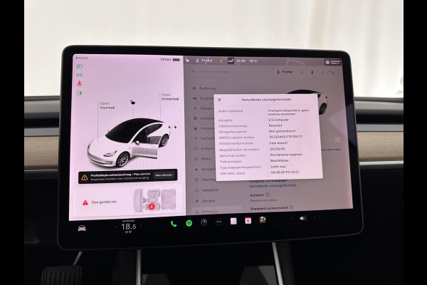 Tesla Model 3 Standard RWD Plus 60 kWh (INCL-BTW) Aut. *PANO | TOWBAR | AUTO-PILOT | NAPPA-LEATHER | KEYLESS | FULL-LED | MEMORY-PACK | SURROUND-VIEW | DAB | APP-CONNECT | DIGI-COCKPIT | LANE-ASSIST | COMFORT-SEATS | 18"ALU*