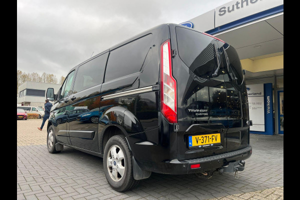 Ford Transit Custom 290 2.0 TDCI L1H1 Limited DC 170pk | Dubbele Cabine | Automaat | Leer | Stoelverwarming | Camera achter | Dubbele schuifdeur |