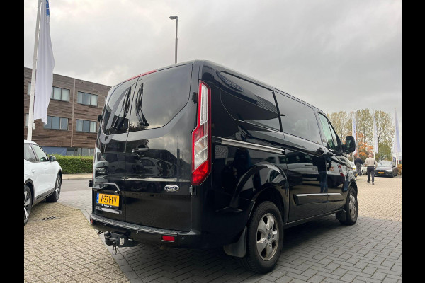 Ford Transit Custom 290 2.0 TDCI L1H1 Limited DC 170pk | Dubbele Cabine | Automaat | Leer | Stoelverwarming | Camera achter | Dubbele schuifdeur |