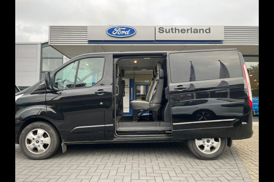 Ford Transit Custom 290 2.0 TDCI L1H1 Limited DC 170pk | Dubbele Cabine | Automaat | Leer | Stoelverwarming | Camera achter | Dubbele schuifdeur |