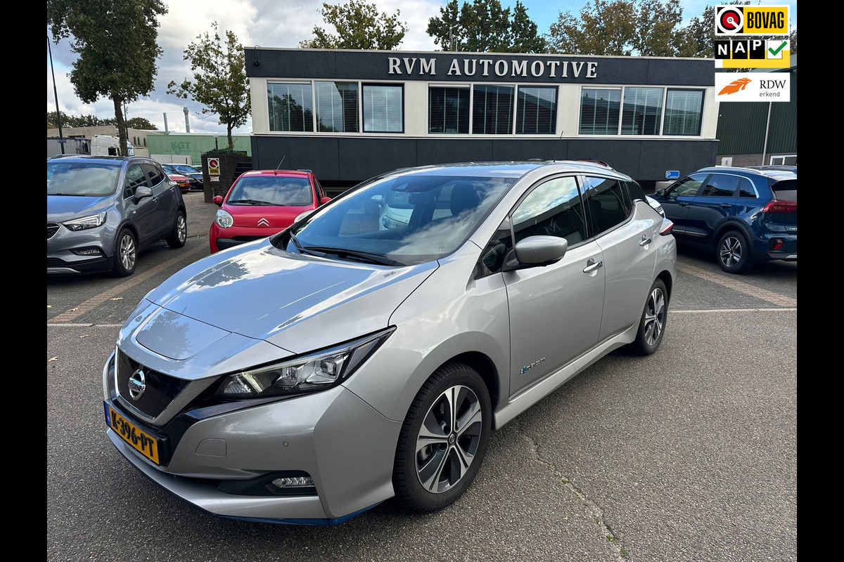 Nissan Leaf E+ Tekna 62 kWh | ORG. NL. NAP KM. | * 17.899 NA SUBSIDIE * | 400 KM ACTIERADIUS | 360 CAMERA | DEALER ONDERHOUDEN