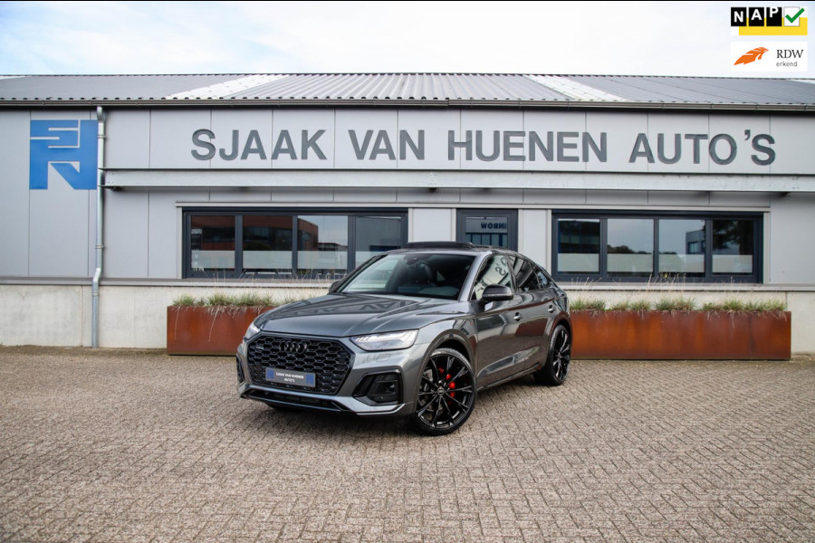 Audi Q5 Sportback 50 TFSIe Quattro Competition S Edition S-Line 299pk Automaat|1e|DLR|Luchtvering|Panoramadak|Virtual Cockpit|OLED