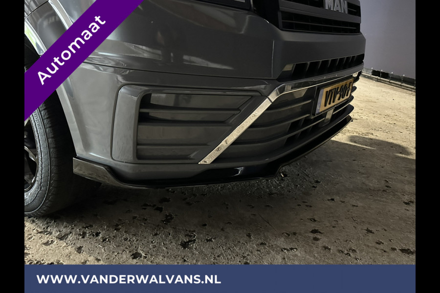 Volkswagen Crafter 35 2.0 TDI 177pk Automaat L3H2 (Oude L2H1) Fabrieksgarantie Euro6 Airco | Bumper KIT | LED | Spoiler | Leder Camera, 3000kg Trekhaak, navigatie, adaptieve cruisecontrol, sidebars, lichtmetalen velgen