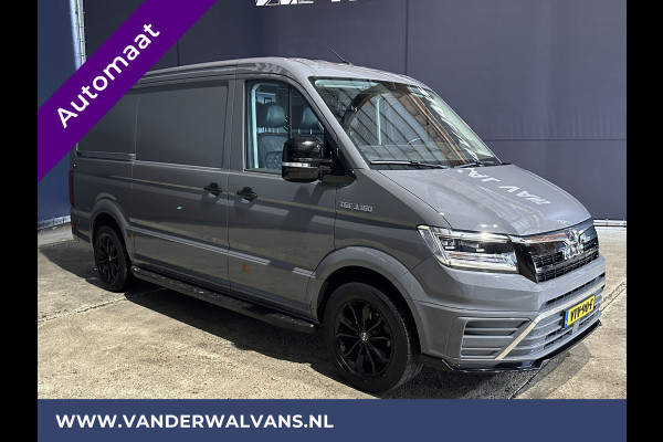 Volkswagen Crafter 35 2.0 TDI 177pk Automaat L3H2 (Oude L2H1) Fabrieksgarantie Euro6 Airco | Bumper KIT | LED | Spoiler | Leder Camera, 3000kg Trekhaak, navigatie, adaptieve cruisecontrol, sidebars, lichtmetalen velgen